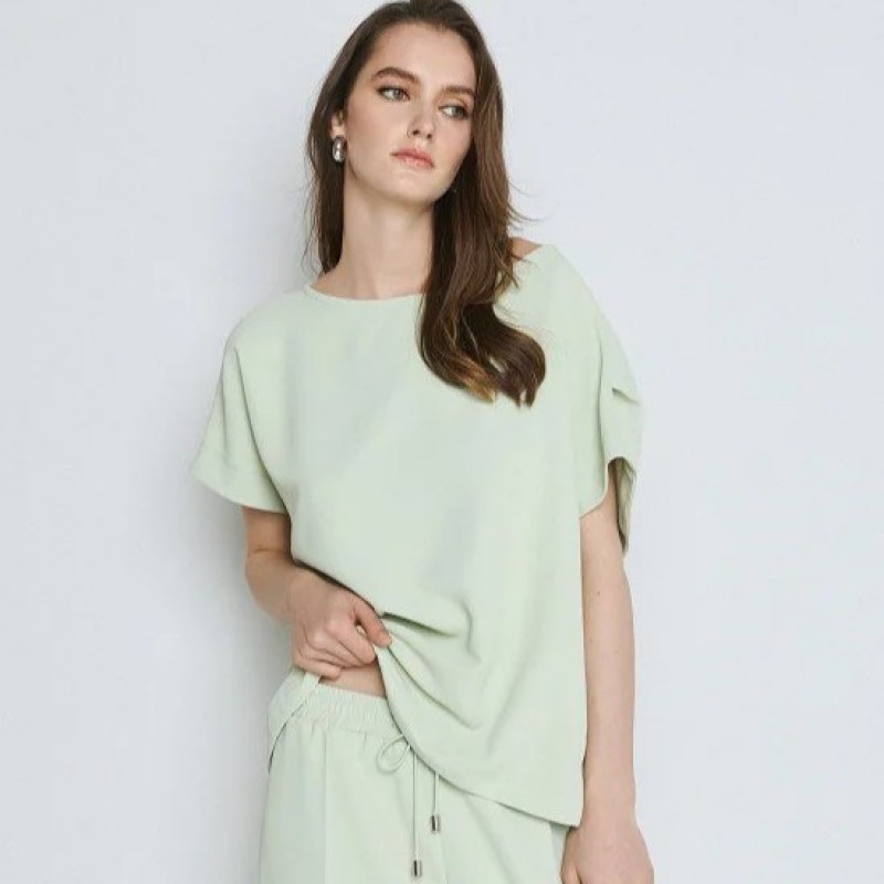 Μπλούζα με πιέτες πίσω Mint Access