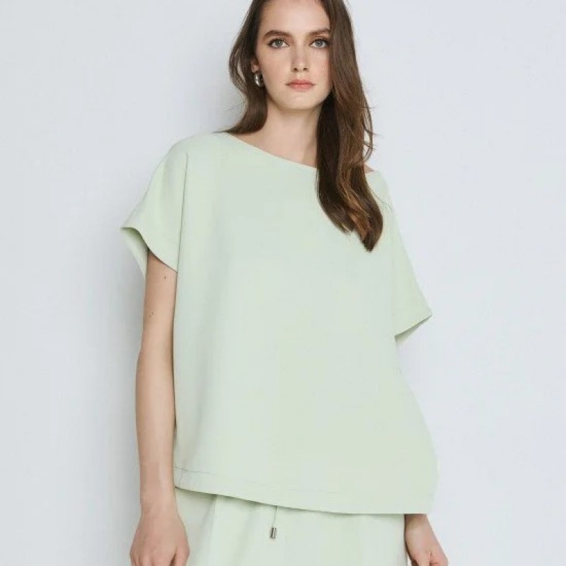 Μπλούζα με πιέτες πίσω Mint Access