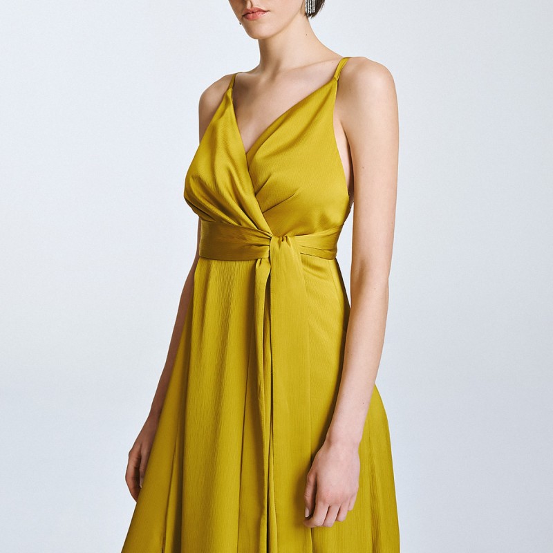 Φόρεμα μάξι με δέσιμο Citro Access