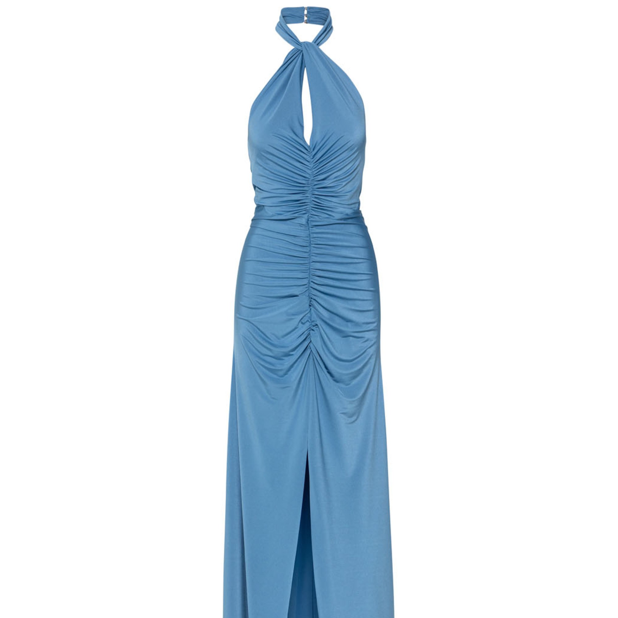 Φόρεμα μάξι halter με άνοιγμα Ciel Access
