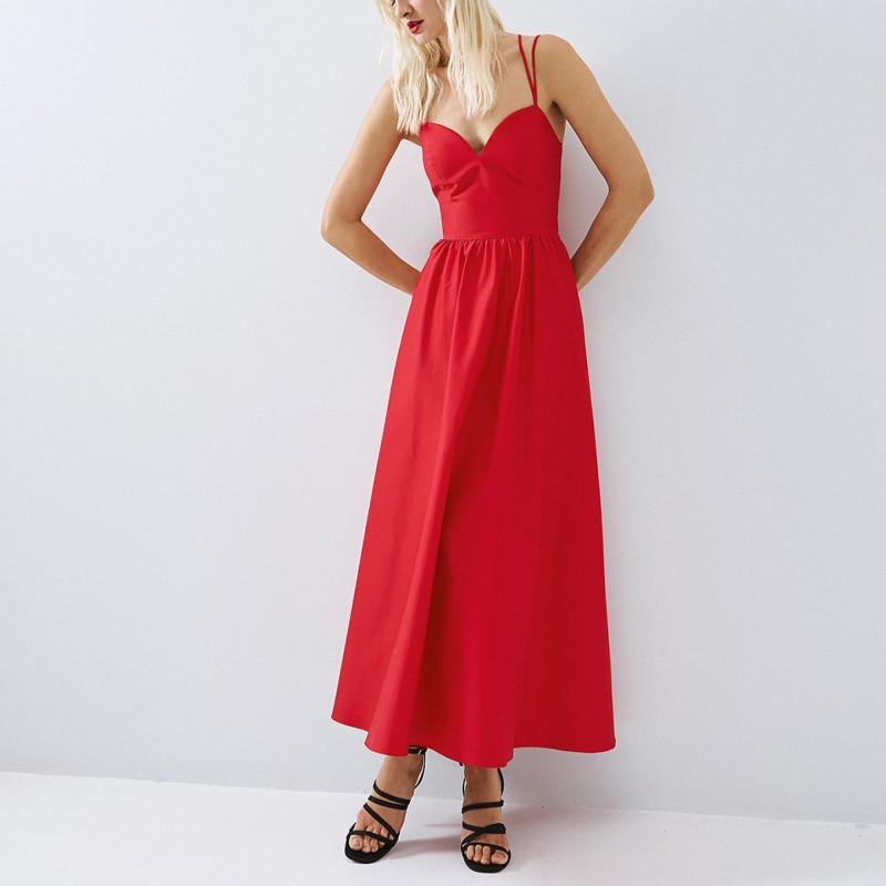 Φόρεμα μίντι κλός Red Access