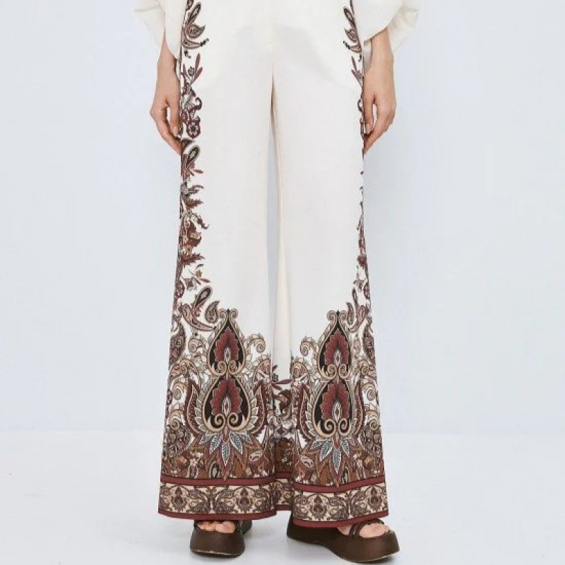 Παντελόνα ψηλόμεση εμπριμε Brown Access