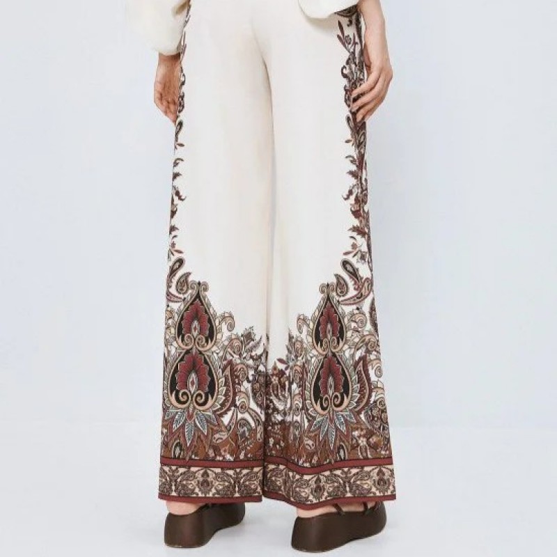 Παντελόνα ψηλόμεση εμπριμε Brown Access