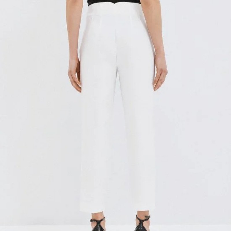Παντελόνι ψηλόμεσο ίσιο White Access
