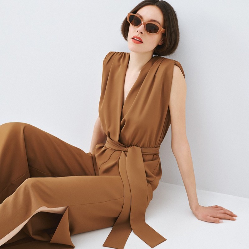 Ολόσωμη φόρμα με κρουαζέ Brown Access