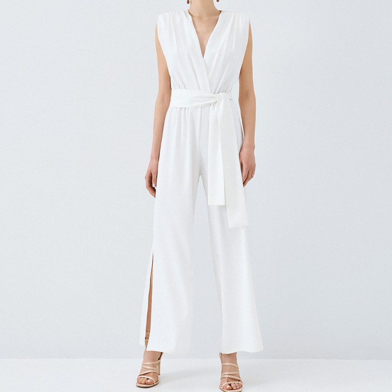 Ολόσωμη φόρμα με κρουαζέ White Access