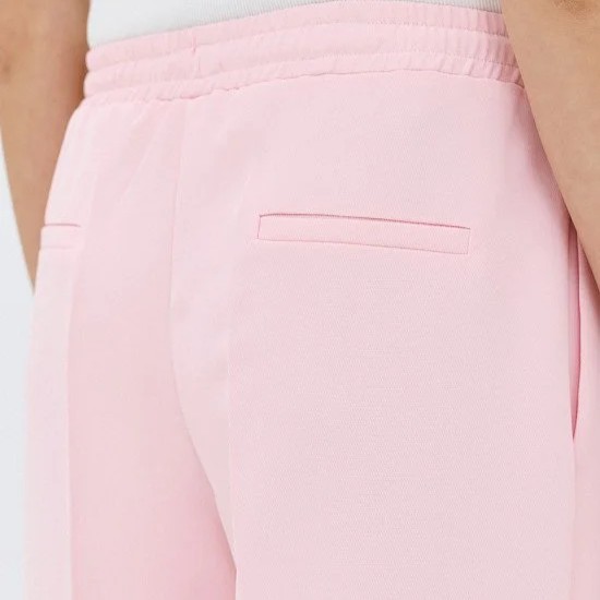 Παντελόνι με λάστιχο και ρεβέρ Pink Access