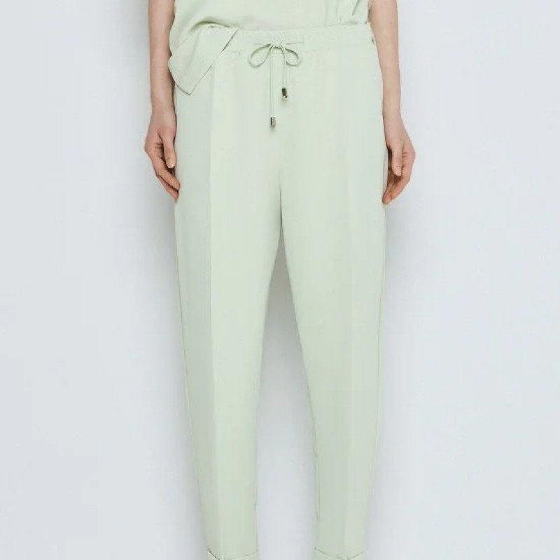 Παντελόνι με λάστιχο και ρεβέρ Mint Access