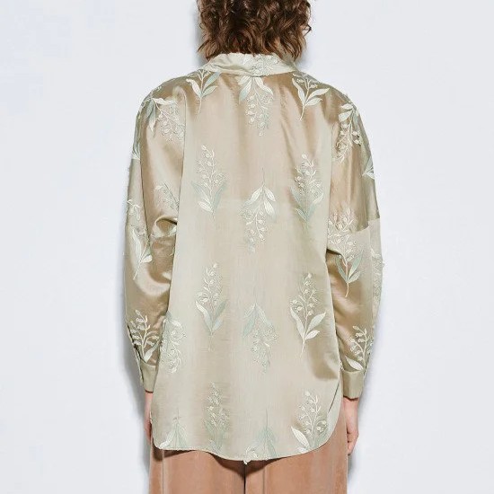 Embroidered shirt Green Access