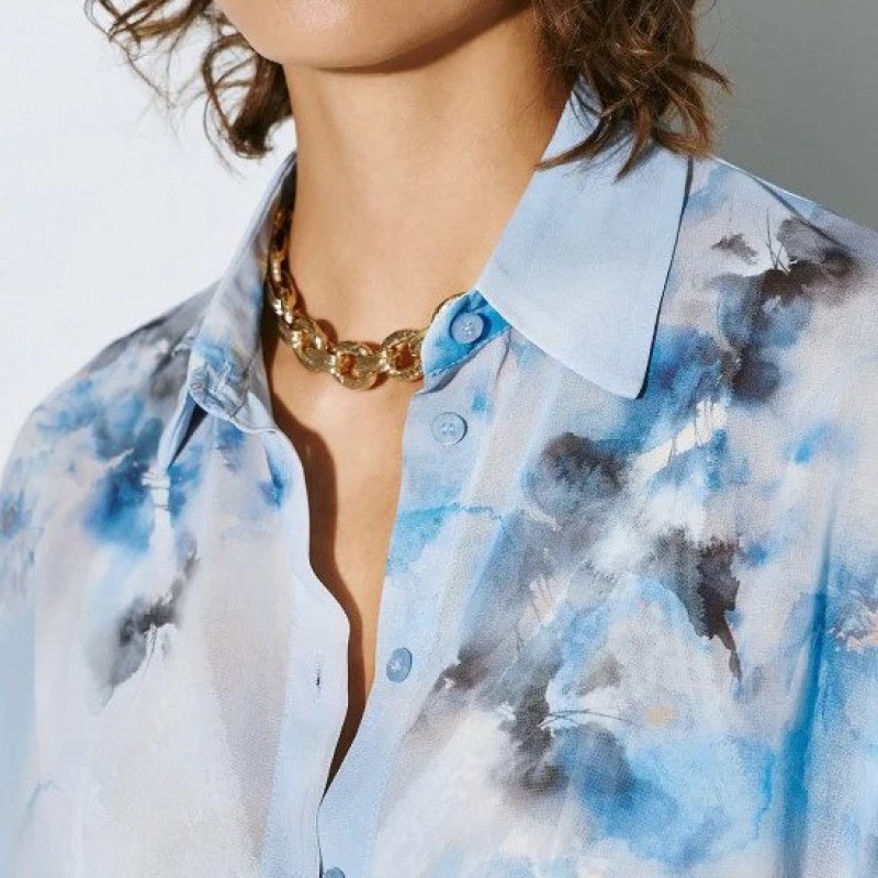 Πουκάμισο φλοράλ με μακρύ μανίκι Ciel Access