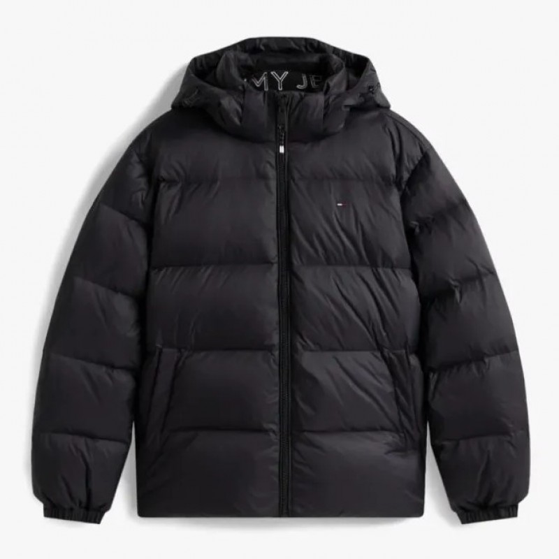 Μπουφάν TJM Essential down jacket Black Tommy jeans