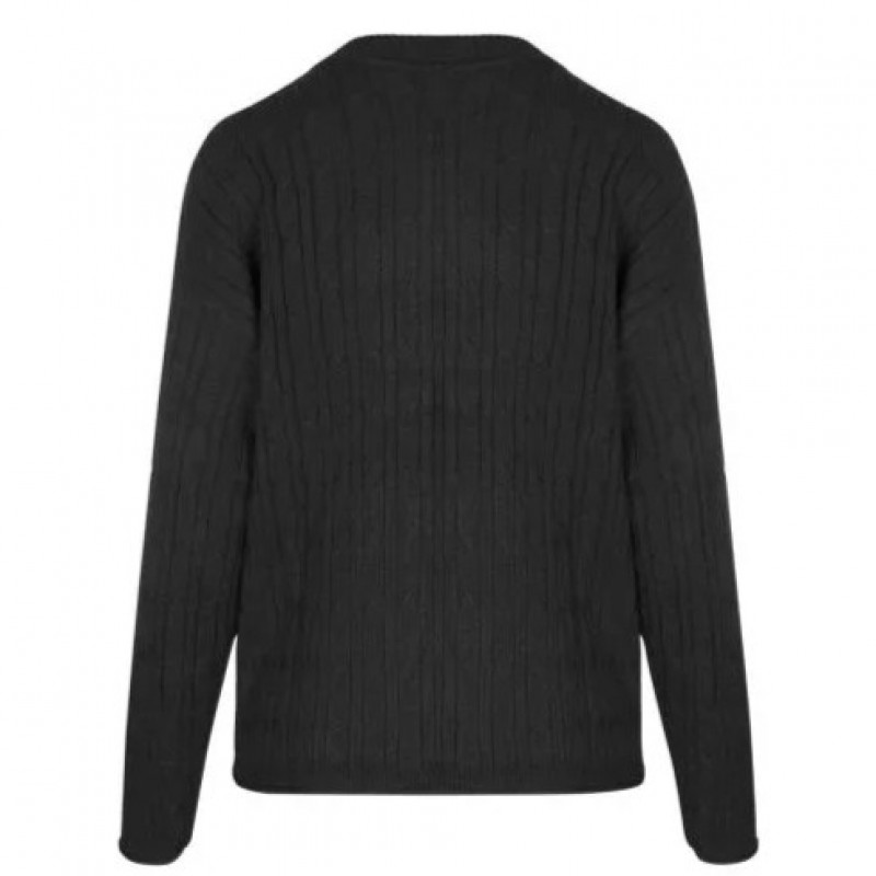 Πουλόβερ πλεκτό Black DKNY