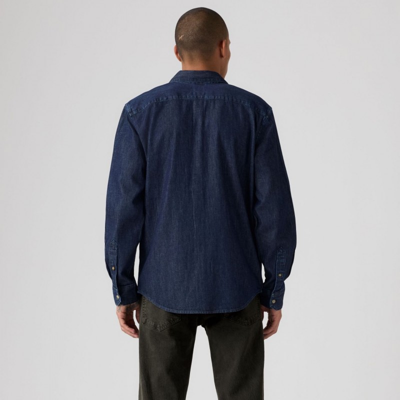 Πουκάμισο τζίν battery housemark standard Dark Blue Levi's