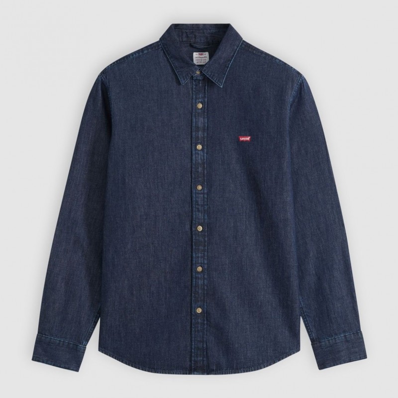 Πουκάμισο τζίν battery housemark standard Dark Blue Levi's