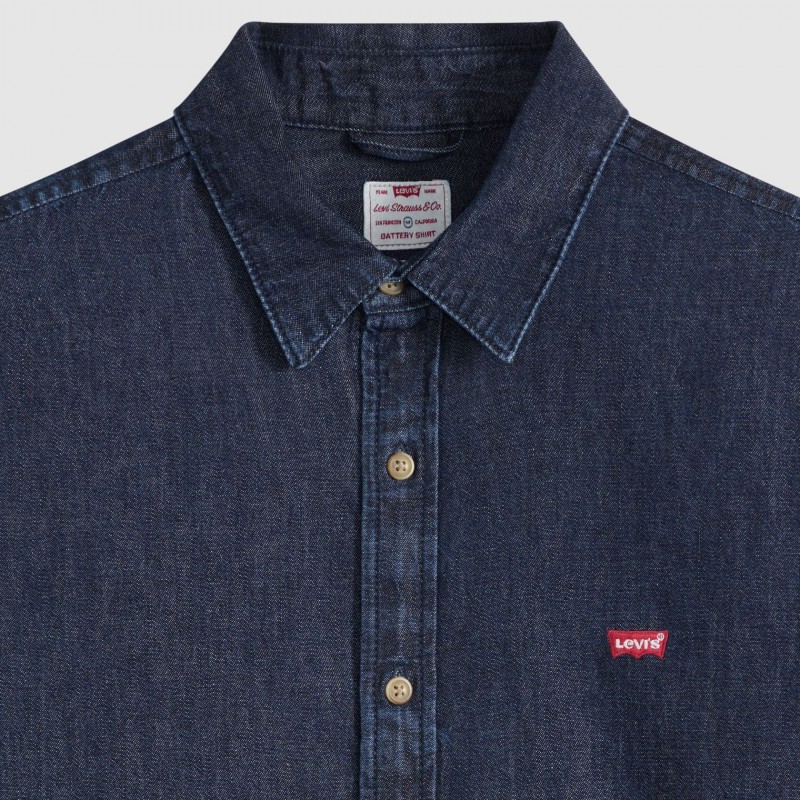 Πουκάμισο τζίν battery housemark standard Dark Blue Levi's