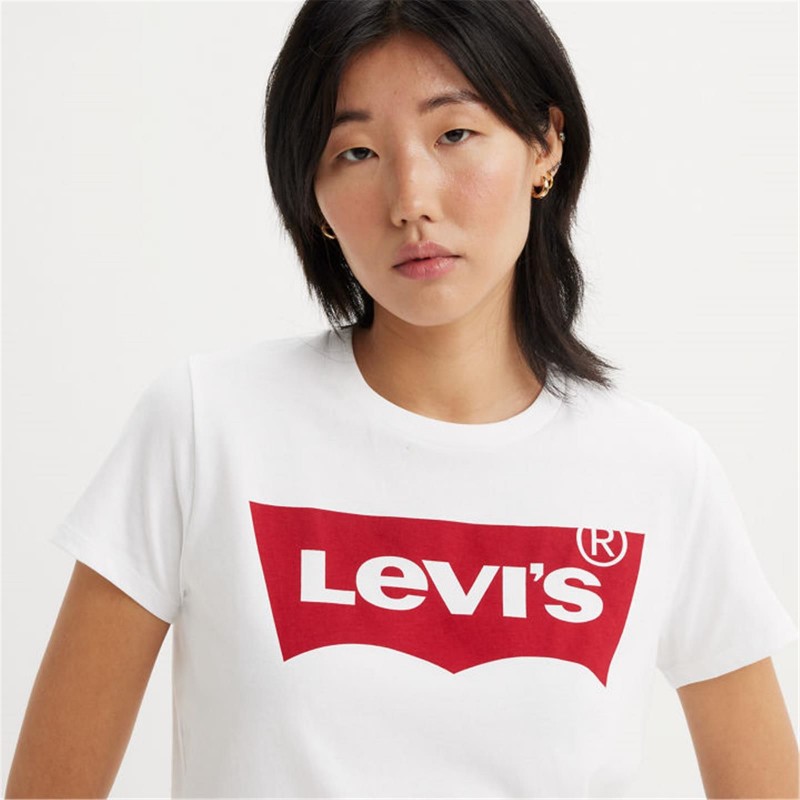 Μπλούζα με κοντό μανίκι The Perfect Tee White Levi's