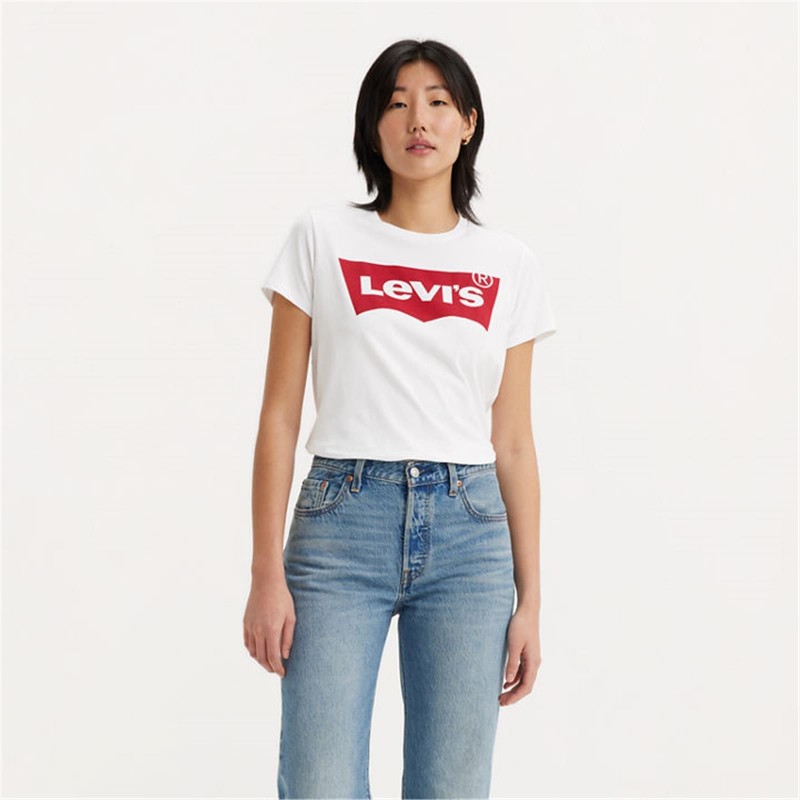 Μπλούζα με κοντό μανίκι The Perfect Tee White Levi's