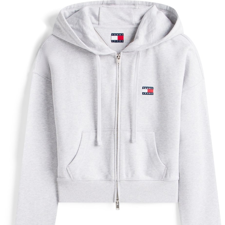 Ζακέτα φούτερ με κουκούλα TJW BXY zip Grey Tommy jeans
