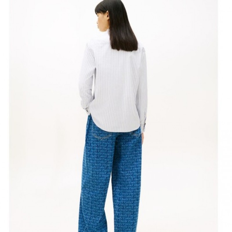 Shirt with stripes Tjw oxford Ciel Tommy jeans