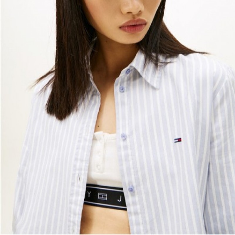 Shirt with stripes Tjw oxford Ciel Tommy jeans