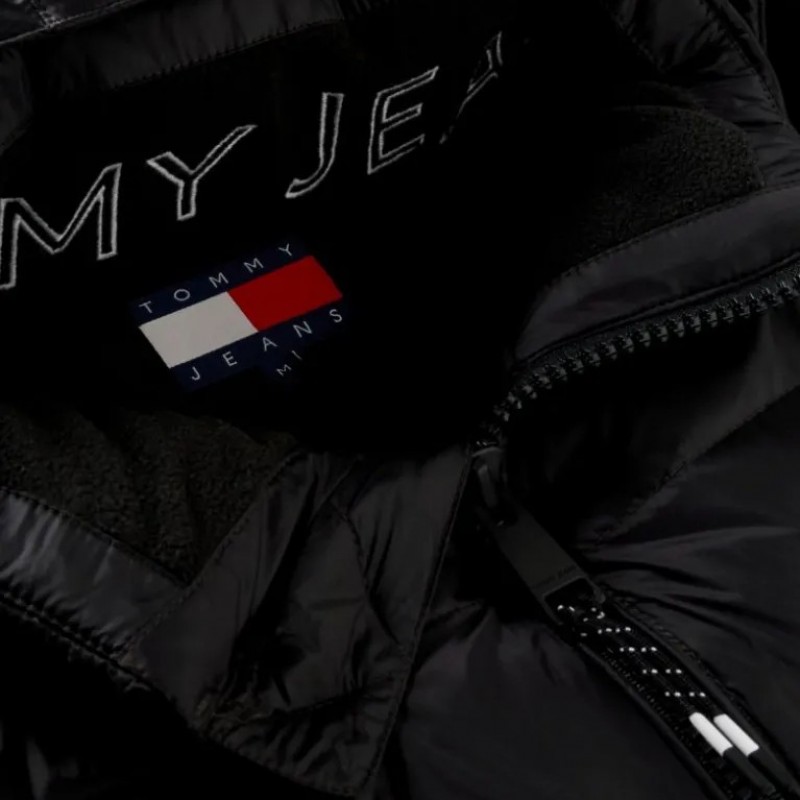 Μπουφάν TJM Essential down jacket Black Tommy jeans