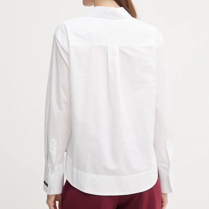 Πουκάμισο με μακρύ μανίκι White DKNY