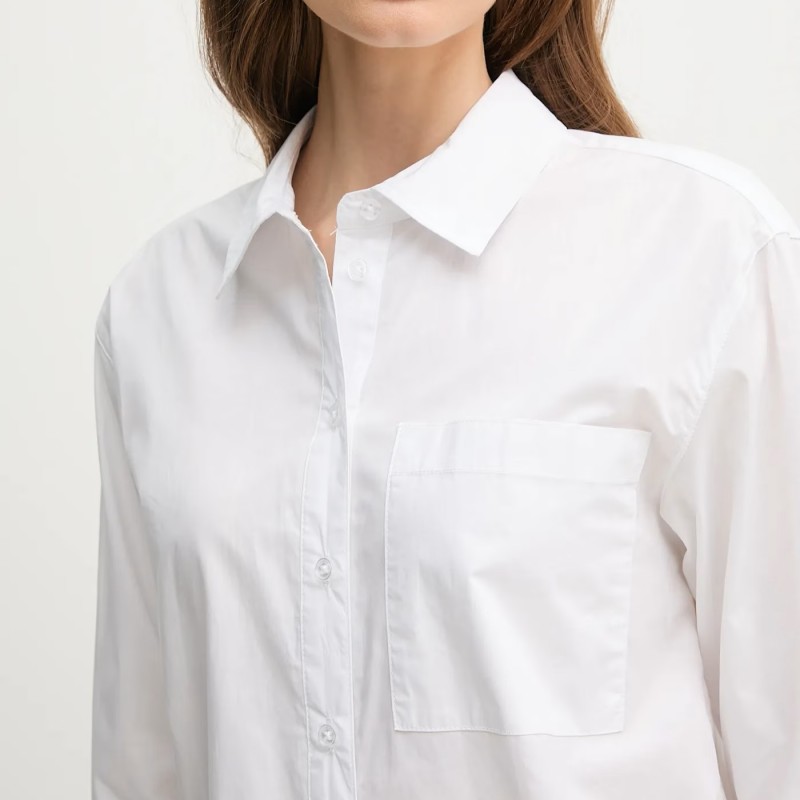 Πουκάμισο με μακρύ μανίκι White DKNY
