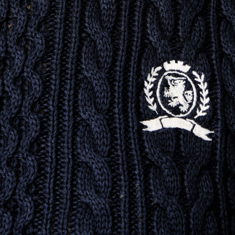 Μπλούζα πλεκτή TJW RWB TIPPING Blue Tommy jeans