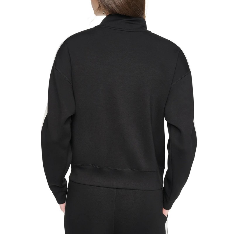 Ζακέτα με φερμουάρ side stripe Black DKNY