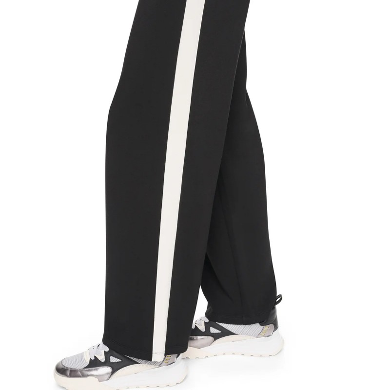 Παντελόνι φόρμας side stripe Black DKNY