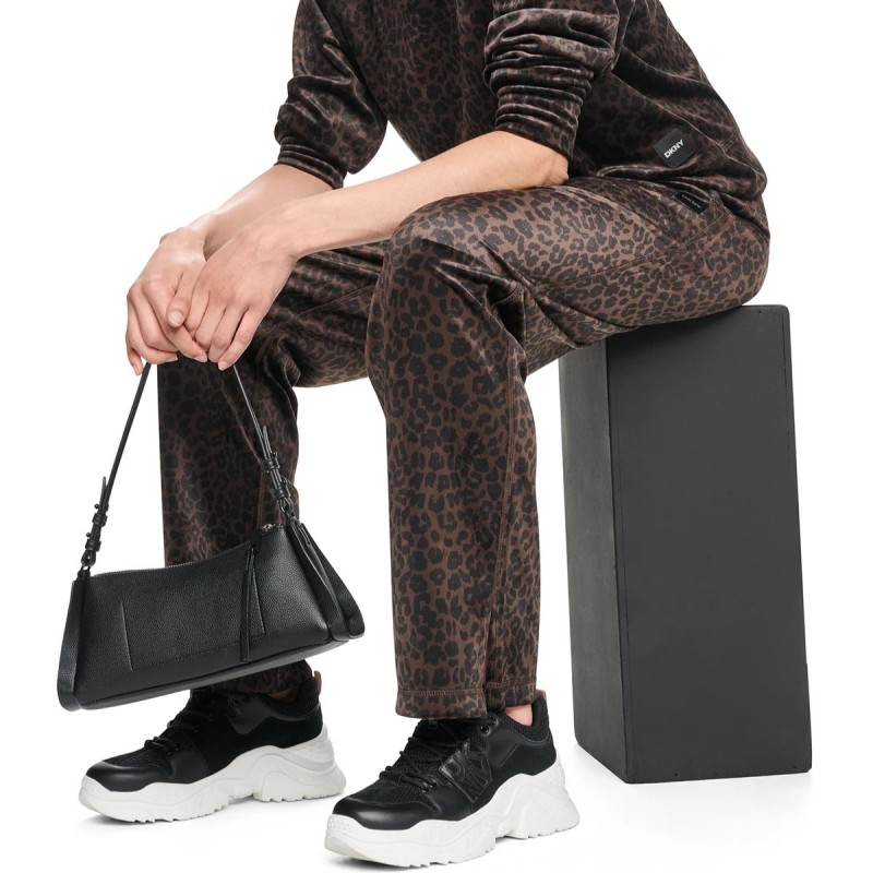 Παντελόνι φόρμας leopard Brown DKNY