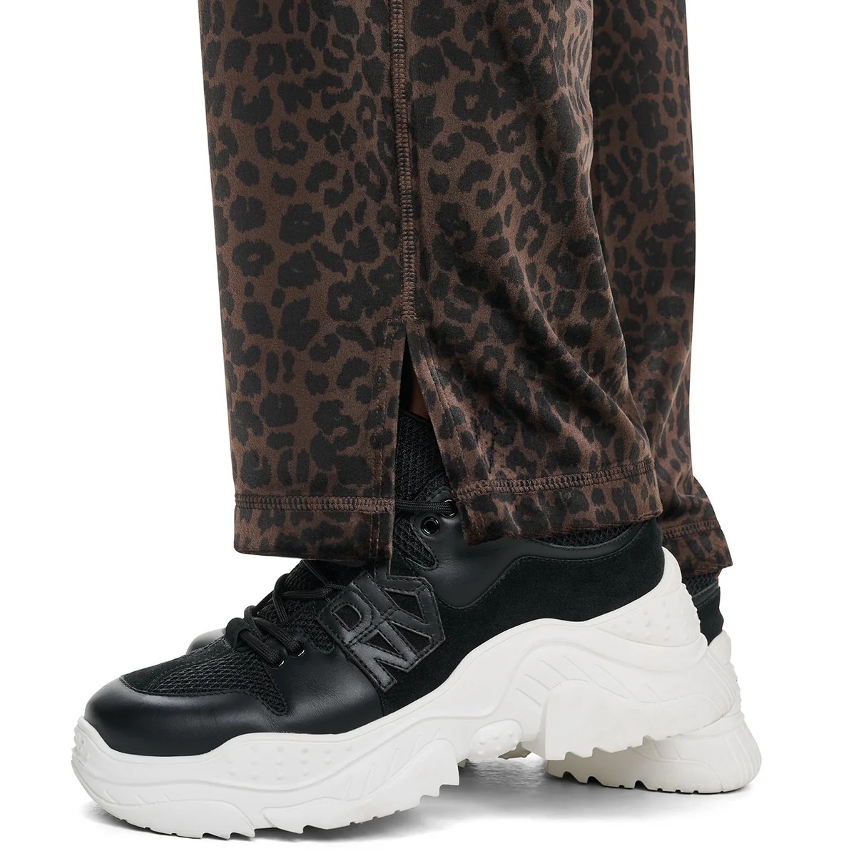 Παντελόνι φόρμας leopard Brown DKNY