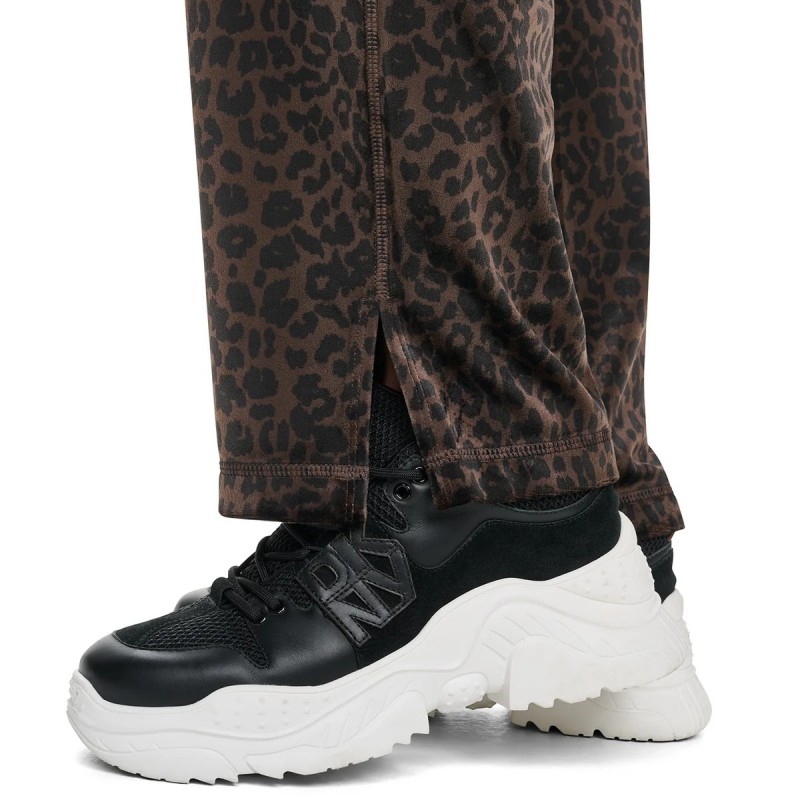 Παντελόνι φόρμας leopard Brown DKNY