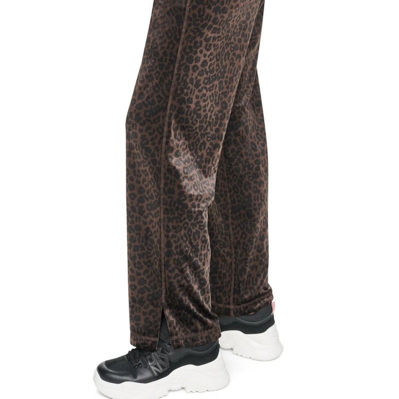 Παντελόνι φόρμας leopard Brown DKNY