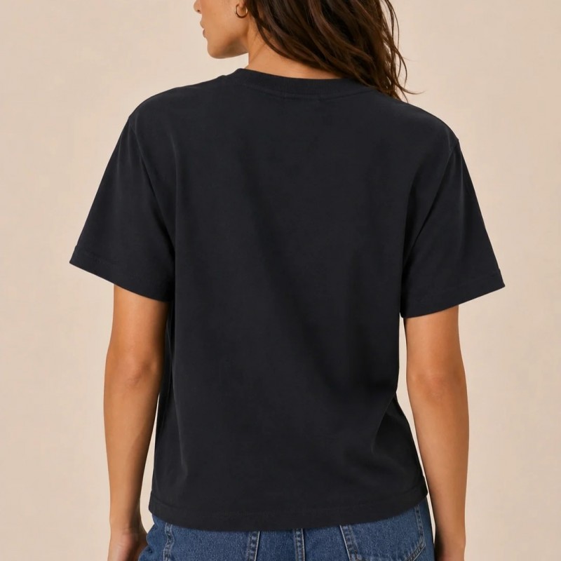 Μπλούζα με κοντό μανίκι logo Black DKNY