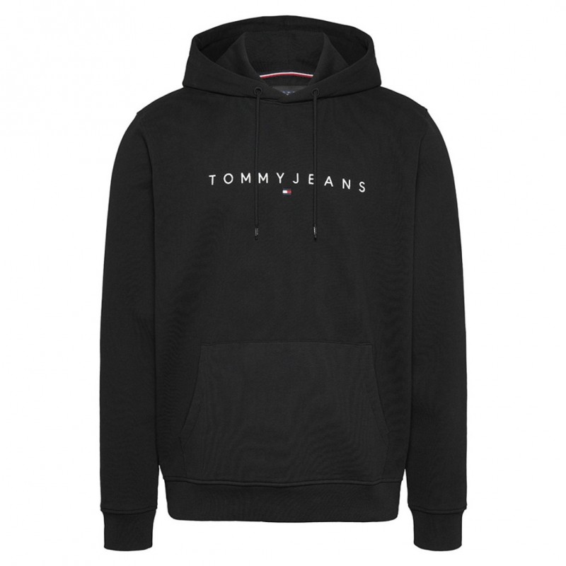 Φούτερ με κουκούλα Logo  Black Tommy Jeans