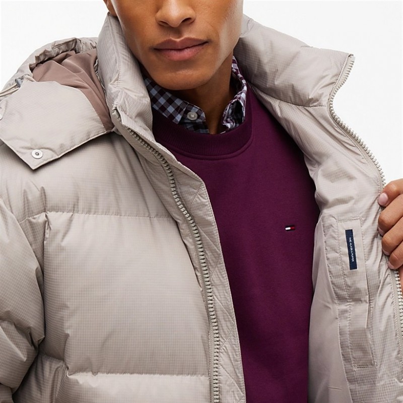 Μπουφάν TJM Alaska down puffer Beige Tommy jeans