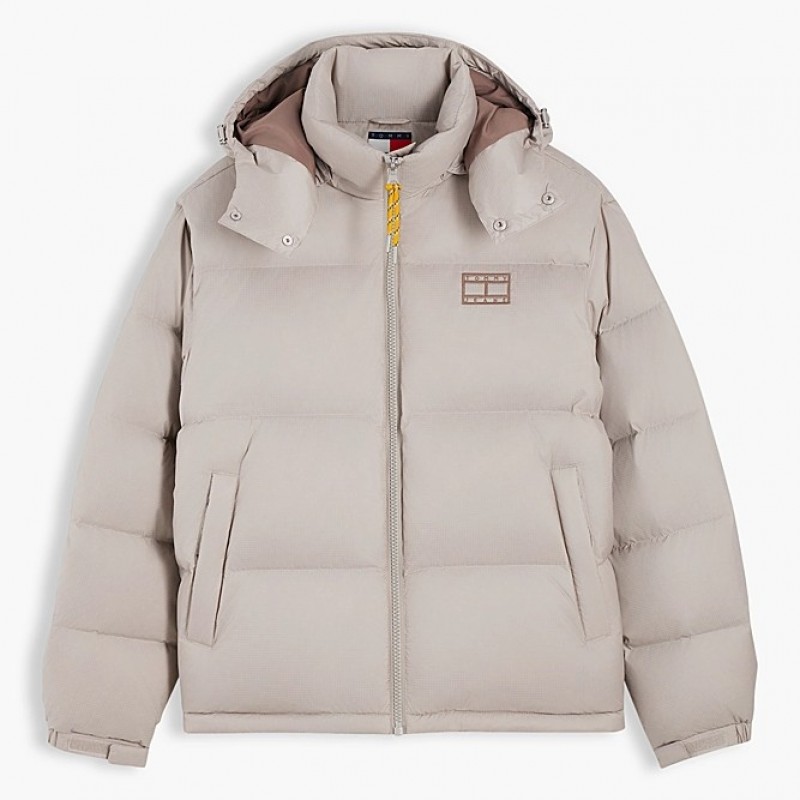 Μπουφάν TJM Alaska down puffer Beige Tommy jeans