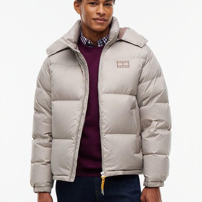 Μπουφάν TJM Alaska down puffer Beige Tommy jeans