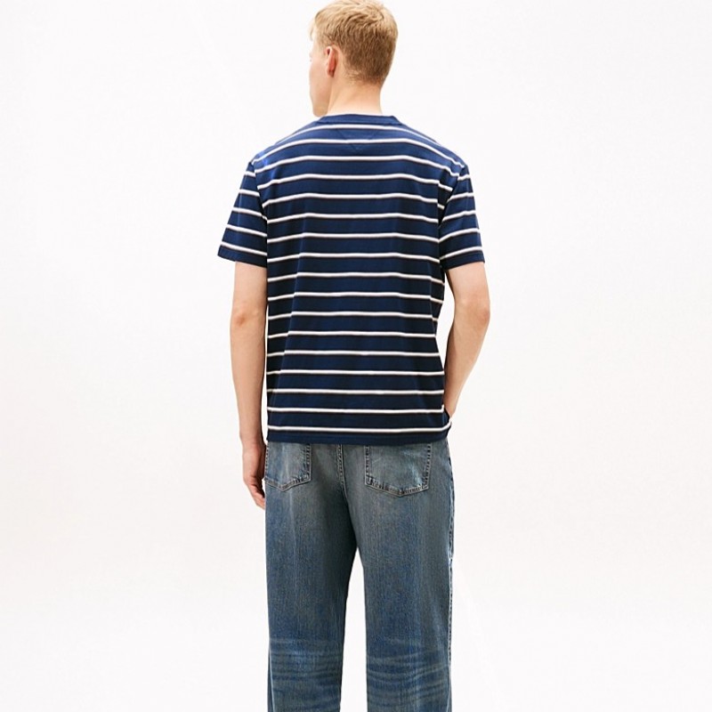 T-shirt TJM RLX with stripes Blue Tommy jeans