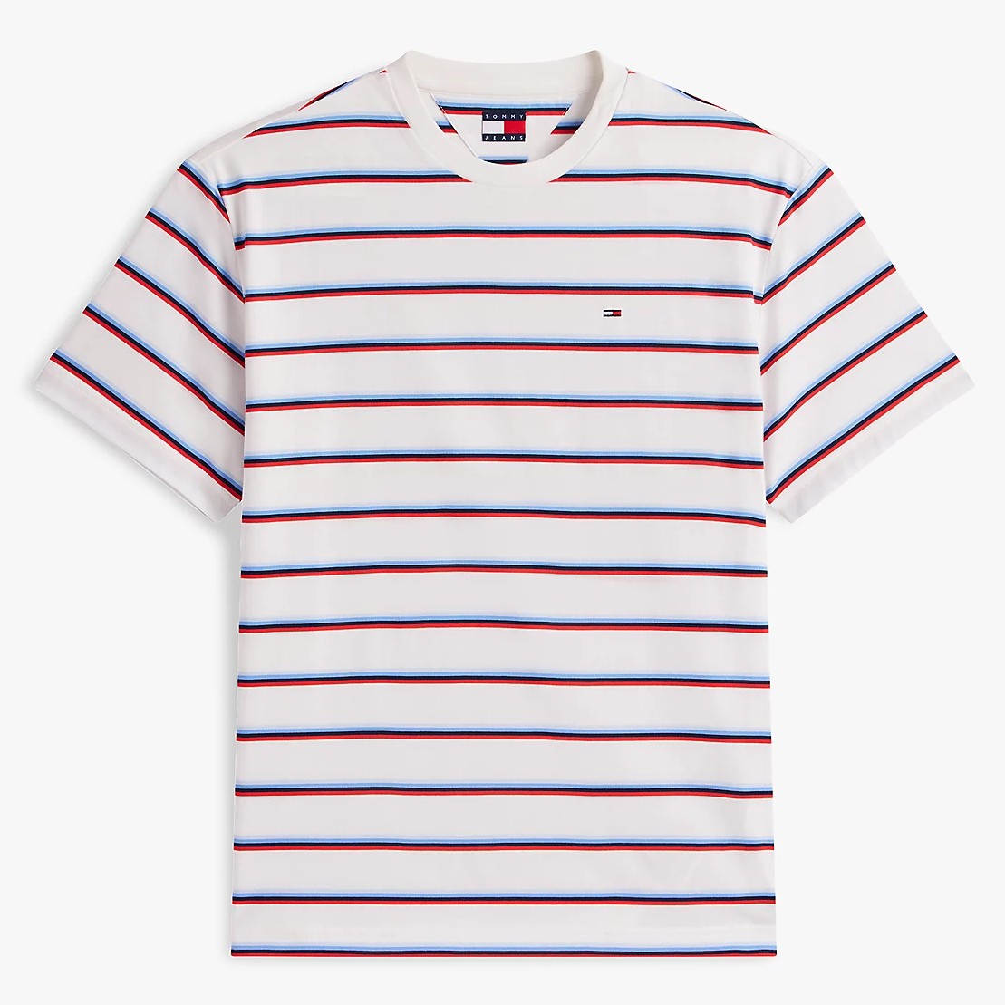 Μπλούζα με κοντό μανίκι TJM RLX Stripe ss White Tommy jeans