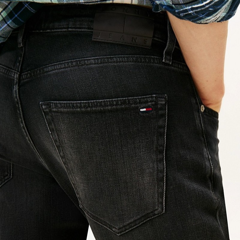 Παντελόνι τζίν Scanton slim BI5181 Black Tommy jeans