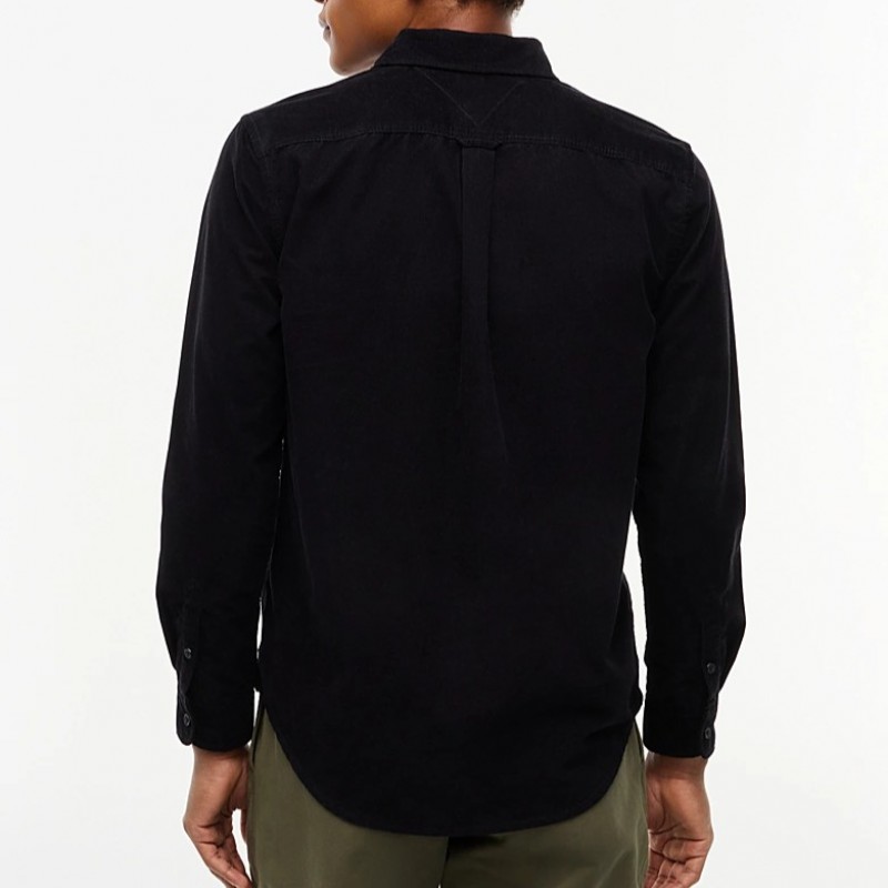 Πουκάμισο κοτλέ Regular Fit Button-Down Corduroy Black Tommy jeans
