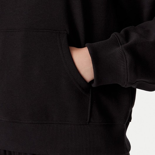 Φούτερ με κουκούλα TJW Raglan hoodie Black Tommy jeans