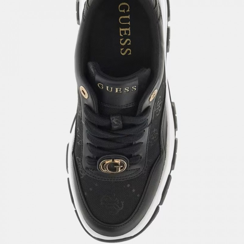 Sneakers running Berrett2 με 4G και λογότυπο Black Guess