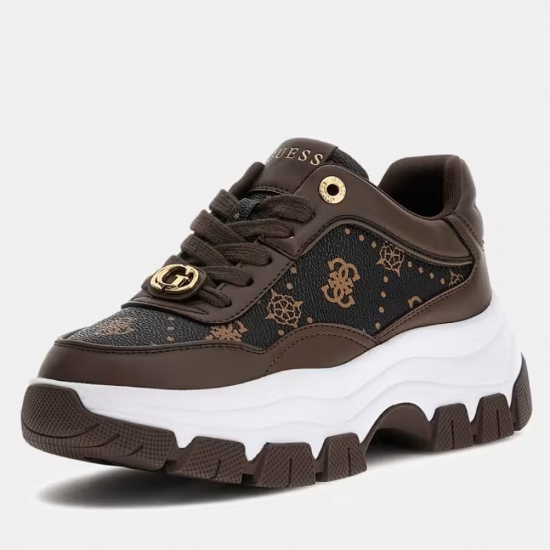 Sneakers running Berrett2 με 4G και λογότυπο Brown Guess