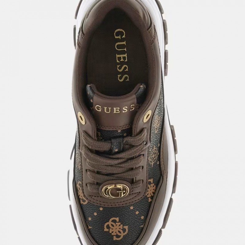 Sneakers running Berrett2 με 4G και λογότυπο Brown Guess