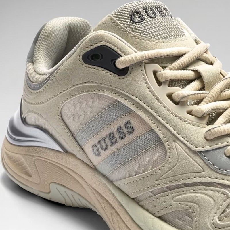 Παπούτσια sneakers ανδρικά Squan Grey Guess