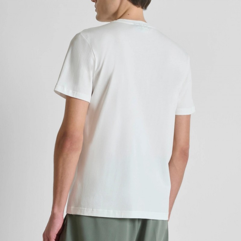 Μπλούζα με κοντό μανίκι Jersey Tiger print White Antony Morato