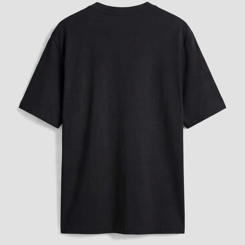 Μπλούζα με κοντό μανίκι interlock Black Antony Morato